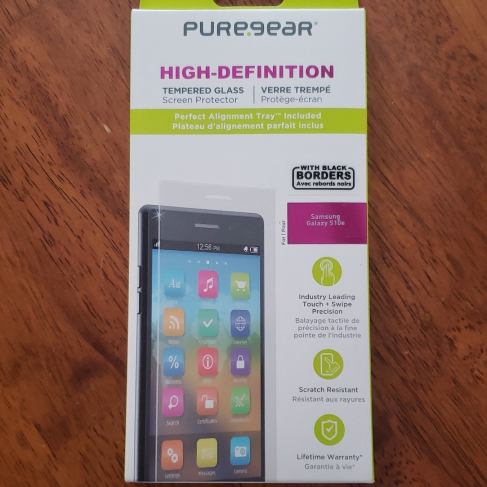 Pure Gear high definition tempered glass screen pr